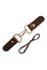 Hakiki Deri Kancalı Çanta Kilit, Kancalı Böce (15 Cm) - Görsel 10