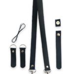 Hakiki Deri Çanta Sapı 80 Cm, Çanta Kapağı Mıknatıslı Dikilebilir Şerit Mıknatıs Set