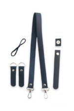 Hakiki Deri Çanta Sapı 80 Cm, Çanta Kapağı Mıknatıslı Dikilebilir Şerit Mıknatıs Set - Görsel 2