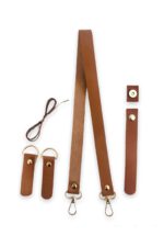 Hakiki Deri Çanta Sapı 80 Cm, Çanta Kapağı Mıknatıslı Dikilebilir Şerit Mıknatıs Set - Görsel 6