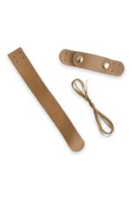 Hakiki Deri Geçmeli Çanta Kapağı- Dikilebilir Deri Kapak (16 Cm) Renk - Görsel 7