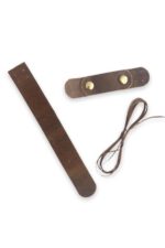 Hakiki Deri Geçmeli Çanta Kapağı- Dikilebilir Deri Kapak (16 Cm) Renk - Görsel 19