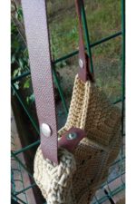 Hakiki Deri Çıtçıtlı Çanta Askısı (çift 75 Cm) - Görsel 2