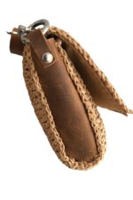 Hakiki Deri Çanta Yan Parça- Clutch, Sap Çanta Yanı (12X5 CM) - Görsel 8