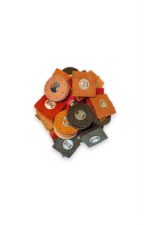 Hakiki Deri Dikilebilir Çanta Çıtçıtı - Karışık Renk (70 Adet) - Görsel 2