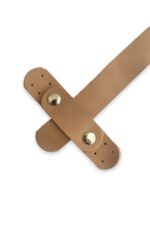 Hakiki Deri Geçmeli Çanta Kapağı- Dikilebilir Deri Kapak (16 Cm) Renk - Görsel 8