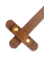 Hakiki Deri Geçmeli Çanta Kapağı- Dikilebilir Deri Kapak (16 Cm) Renk - Görsel 12