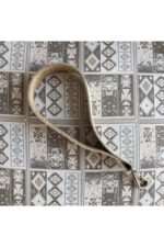 Gerçek Deri Bilek Askısı (22 Cm) - Kemik Rengi / Gümüş Aksesuarlı - Görsel 2