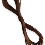 Mumlu Ip (1 MM/3METRE)- Tesbih Ipi,kolye Ve Takı Tasarım Ipi , Kahve Renk