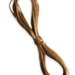 Mumlu Ip (1 MM/3METRE)- Tesbih Ipi,kolye Ve Takı Tasarım Ipi , Bej Renk