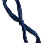 Mumlu Ip (1 MM/3METRE)- Tesbih Ipi,kolye Ve Takı Tasarım Ipi , Mavi Renk