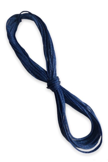 Mumlu Ip (1 MM/3METRE)- Tesbih Ipi,kolye Ve Takı Tasarım Ipi , Mavi Renk