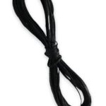 Mumlu Ip (1 MM/3METRE)- Tesbih Ipi,kolye Ve Takı Tasarım Ipi , Siyah Renk