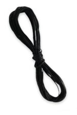 Mumlu Ip (1 MM/3METRE)- Tesbih Ipi,kolye Ve Takı Tasarım Ipi , Siyah Renk