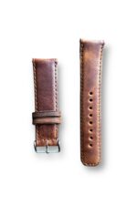 Hakiki Deri Saat Kordonu Dikişli 22mm- Toka Ve Pimli, Renk - Görsel 6