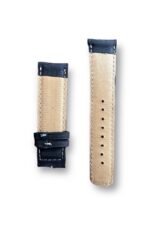 Hakiki Deri Saat Kordonu Dikişli 22mm - Görsel 2