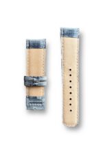 Hakiki Deri Saat Kordonu Dikişli 22mm - Görsel 4