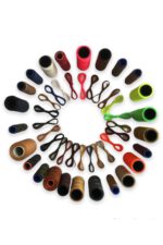 Mumlu Ip (1 MM/3METRE)- Tesbih Ipi,kolye Ve Takı Tasarım Ipi , Mavi Renk - Görsel 2