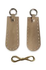 Hakiki Deri Çanta Sapı Altın (120 Cm) Çanta Yan Parça- Clutch, Sap Çanta Yanı Set - Görsel 15