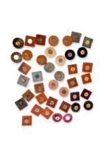 Hakiki Deri Dikilebilir Çanta Çıtçıtı - Karışık Renk (70 Adet) - Görsel 3