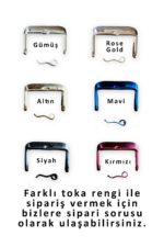 Hakiki Deri Saat Kordonu Dikişli 22mm- Toka Ve Pimli, Renk - Görsel 8