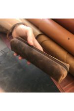 Gerçek Deri Kalemlik Ve Kozmetik Makyaj El Çantası - Görsel 8