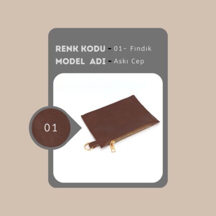 Hakiki Deri Askı Cep