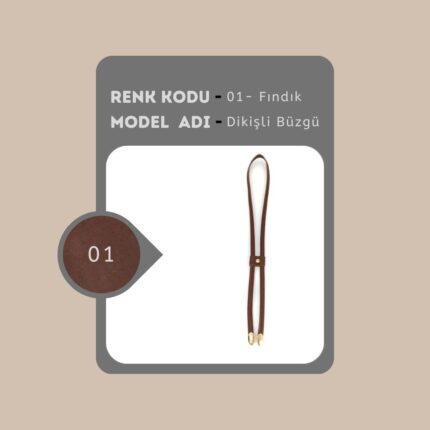 Hakiki Deri Dikişli Cep