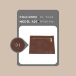 Hakiki Deri Dikişli Cep