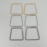 Metal Dörtgen Sap Çift