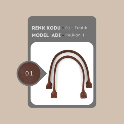 Hakiki Deri Pelikan Çift Sap