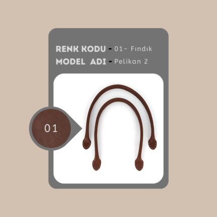 Hakiki Deri Pelikan Çift Sap