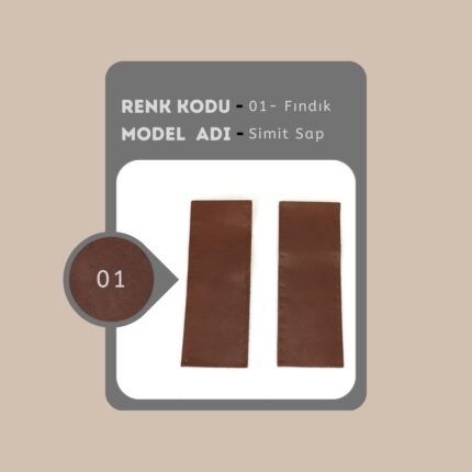 Hakiki Deri Simit Çift Sap