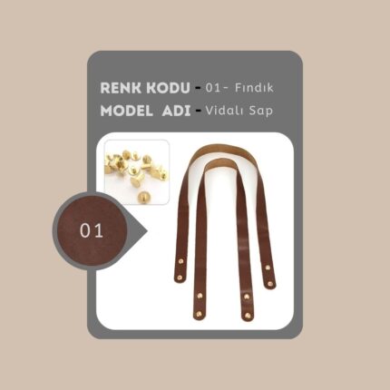 Hakiki Derili Vidali Çift Sap